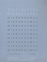 Béla Bartók Notenblätter Mikrokosmos vol.2 (nos.37-66)