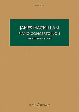 James MacMillan Notenblätter Piano Concerto No. 3 HPS 1470