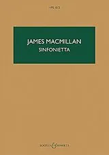 James MacMillan Notenblätter Sinfonietta HPS 1512