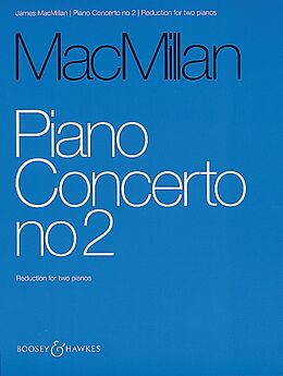 James MacMillan Notenblätter Concerto no.2 for piano and orchestra