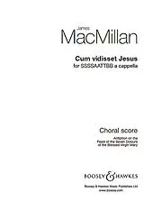 James MacMillan Notenblätter Cum vidisset Jesus