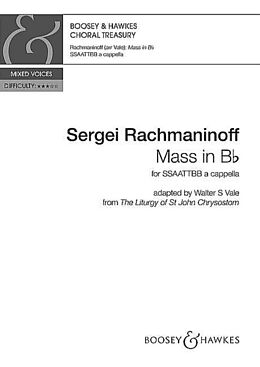 Sergei Rachmaninoff Notenblätter Messe in h-Moll