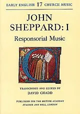 John Sheppard Notenblätter RESPONSORIAL MUSIC