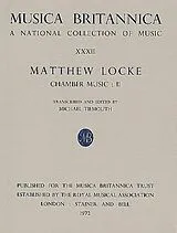 Matthew Locke Notenblätter Chamber Music vol.2