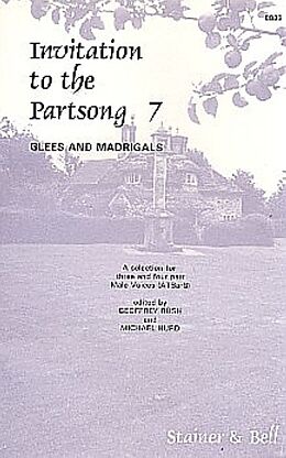  Notenblätter Invitation to the Partsong vol.7