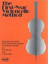 Kartonierter Einband The First-Year Violoncello Method von A. W. Benoy, L. Burrowes
