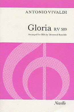 Antonio Vivaldi Notenblätter Gloria for female chorus (SSA)