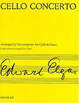 Edward Elgar Notenblätter Concerto for violoncello and