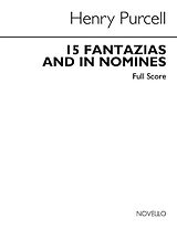 Henry Purcell Notenblätter FANTAZIAS AND IN NOMINES FOR