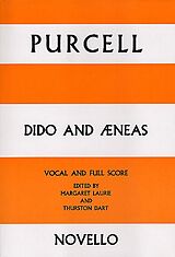 Henry Purcell Notenblätter Dido and Aeneas Vocal Score (en)
