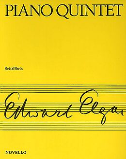 Edward Elgar Notenblätter Quintet a minor op.84 for 2 violins