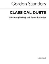Gordon Saunders Notenblätter Classical Duets for Treble