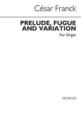 César Franck Notenblätter Prelude, fugue and variation