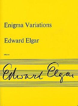 Edward Elgar Notenblätter Enigma Variations op.36 for