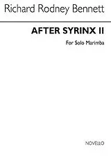 Richard Rodney Bennett Notenblätter After Syrinx II for marimba solo