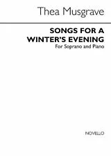 Thea Musgrave Notenblätter SONGS FOR A WINTERS EVENING