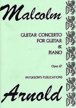 Malcolm Arnold Notenblätter Concerto op.67