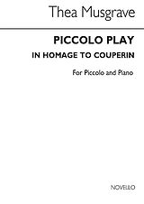 Thea Musgrave Notenblätter Piccolo Play for piccolo and piano