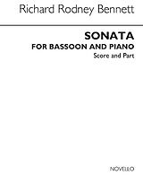 Richard Rodney Bennett Notenblätter Sonata for Bassoon and Piano
