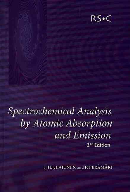 Spectrochemical Analysis by Atomic Absorption and Emission