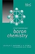 Livre Relié Contemporary Boron Chemistry de 