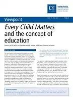 E-Book (pdf) Every Child Matters and the Concept of Education von Peter Moss, Graham Haydon