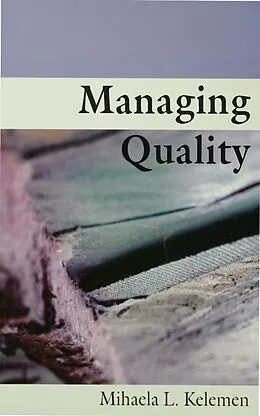 E-Book (pdf) Managing Quality von Mihaela L Kelemen