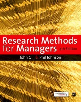 E-Book (pdf) Research Methods for Managers von John Gill, Phil Johnson