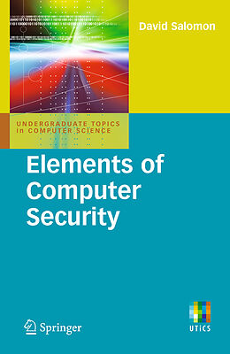 Couverture cartonnée Elements of Computer Security de David Salomon