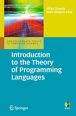 Couverture cartonnée Introduction to the Theory of Programming Languages de Gilles Dowek, Jean-Jacques Lévy