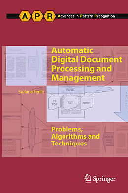 Livre Relié Automatic Digital Document Processing and Management de Stefano Ferilli