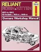 Kartonierter Einband Reliant Robin & Kitten von Haynes Publishing