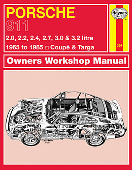 Kartonierter Einband Porsche 911 (65 - 85) Haynes Repair Manual von Haynes Publishing