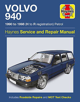 Couverture cartonnée Volvo 940 Petrol (90 - 98) Haynes Repair Manual de Haynes Publishing