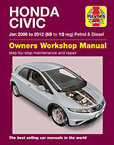 Couverture cartonnée Honda Civic (Jan '06-'12) 55 To 12 de Mark Storey