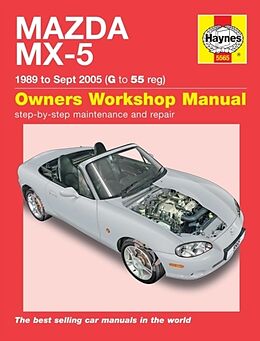 Kartonierter Einband Mazda MX-5 (89 - 05) Haynes Repair Manual von Haynes Publishing