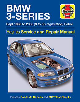 Couverture cartonnée BMW 3-Series Petrol (Sept 98 - 06) Haynes Repair Manual de Haynes Publishing