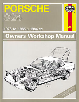 Couverture cartonnée Porsche 924 & 924 Turbo (76 - 85) Haynes Repair Manual de Haynes Publishing