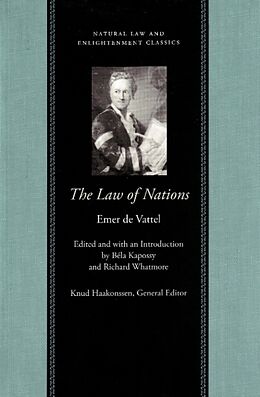 Couverture cartonnée The Law of Nations de Emer de Vattel