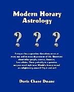 Couverture cartonnée Modern Horary Astrology de Doris Chase Doane