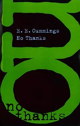 E-Book (epub) No Thanks von E. E. Cummings