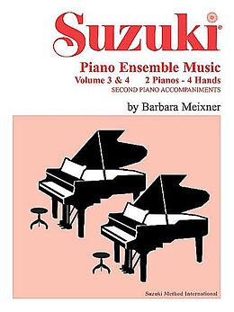 Barbara Meixner Notenblätter Suzuki Piano Ensemble music vol.3-4