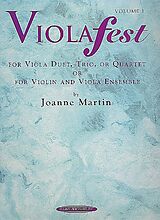 Joanne Martin Notenblätter Violafest vol.1 for 2-4 violas