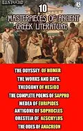E-Book (epub) 10 Masterpieces of Ancient Greek Literature von Homer, Hesiod, Sappho