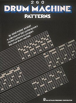 Rene-Pierre Bardet Notenblätter 260 Drum Machine Patterns