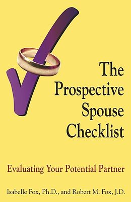 E-Book (epub) The Prospective Spouse Checklist von Isabelle Fox, Robert M Fox