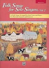  Notenblätter FOLK SONGS FOR SOLO SINGERS VOL.2