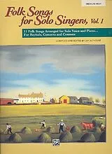  Notenblätter Folk Songs for Solo Singers vol.1