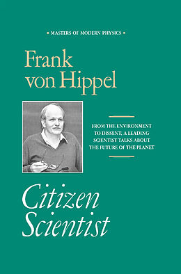 Livre Relié Citizen Scientist de Frank von Hippel