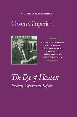Livre Relié The Eye of Heaven de Owen Gingerich